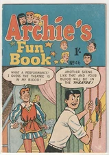 Australian Comic: Archie's Fun Book #46 -Archie Publications 1960