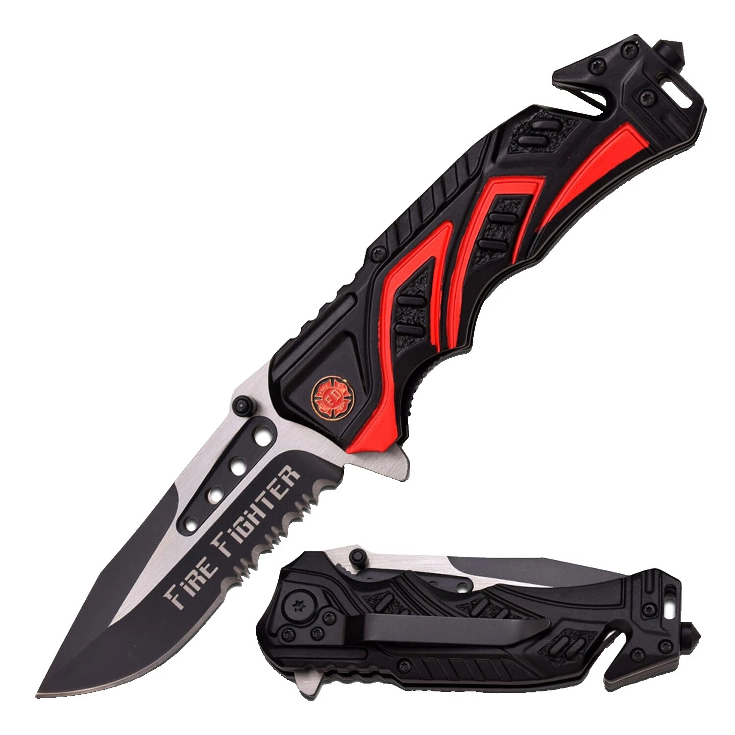 Aluminum Handle Black Collectible Folding Knives