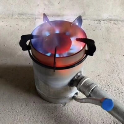 Waste Motor Oil Heating Cooking Burning Stove Blue Flame Stove