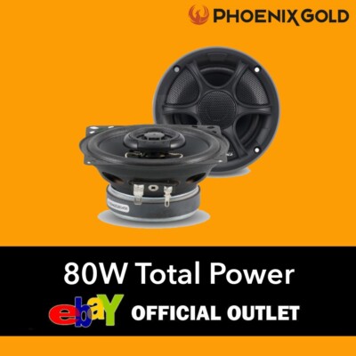 Phoenix Gold RX4CX 4'' 2-Way Coaxial Car Door Replacement Speakers 160W Max Power