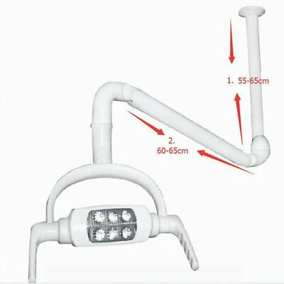 SHOGOODY JH-06 Dental Exam Lamp With Arm Operating Lamp 6 LED Lens Ceiling-mounted USA
