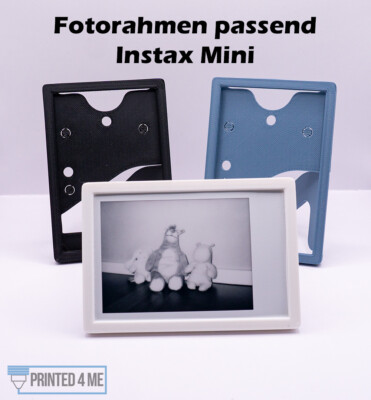 Bilderrahmen passend Instax Mini Polaroid Foto Rahmen Ständer 3D Druck
