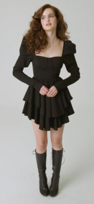 selkie black sequin dress selkie xs princess sequin princess dress bridgerton gothic cocktail wow