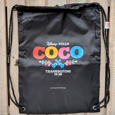 Coco Logo Drawstring Cinch Bag Backpack 2017 Disney Pixar AP Passholder Preview