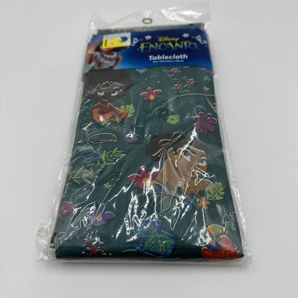 Nuevo Mantel Disney Encanto PEVA Plástico (Limpiar) 52 X 70 Suministros para Fiesta Foto 2 de 4
