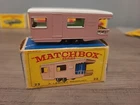 Matchbox Lesney No 23 Trailer Caravan Pink W/BOX