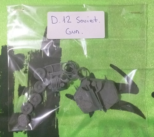 Maqueta para montar y pintar - Vehículo militar . D-12 Soviet - 1/72 - Imagen 2 de 2