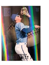 Bobby Witt Jr - 2022 Panini Capstone Blue Rookie RC Card #34. rookie card picture