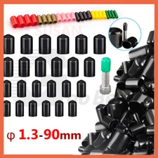 End Cap Rod Bar Screws Bolts Tubes Cable PVC Rubber PlasticC Thread Cover Caps