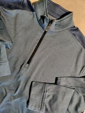 Kids Boys  Callaway Golf Blue Knit Polyester Spandex 1/4 Zip Sweater XL NWOT