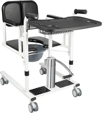 Hydraulic Patient Lift Transfer Chair for Home, 330.7 Lbs Transfer Nursing Chair
