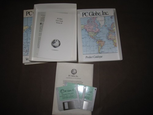 PC Globe 4.0 Vintage Oprogramowanie komputerowe Gra PRZETESTOWANE DZIAŁA *** KOMPLETNE W IDEALNYM STANIE *** - Zdjęcie 4 z 10