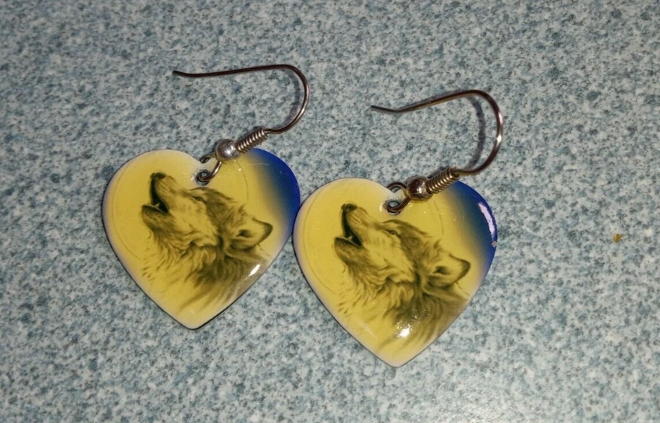 Pendientes perforados Body Candy marca lobo.Azul y tostado.Nunca usados Foto 2 de 3