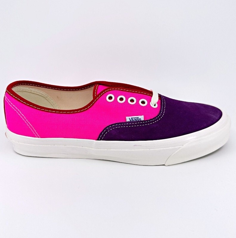 靴 VANS vault authentic Vans Vault OG Authentic LX Grape Juice Pink Suede Canvas