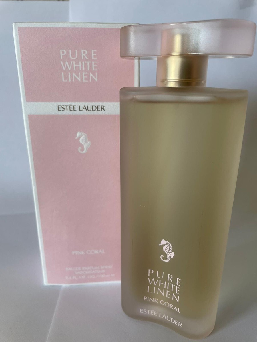 Pure White Linen Pink Coral by Estee Lauder 3.4 oz Edp spy