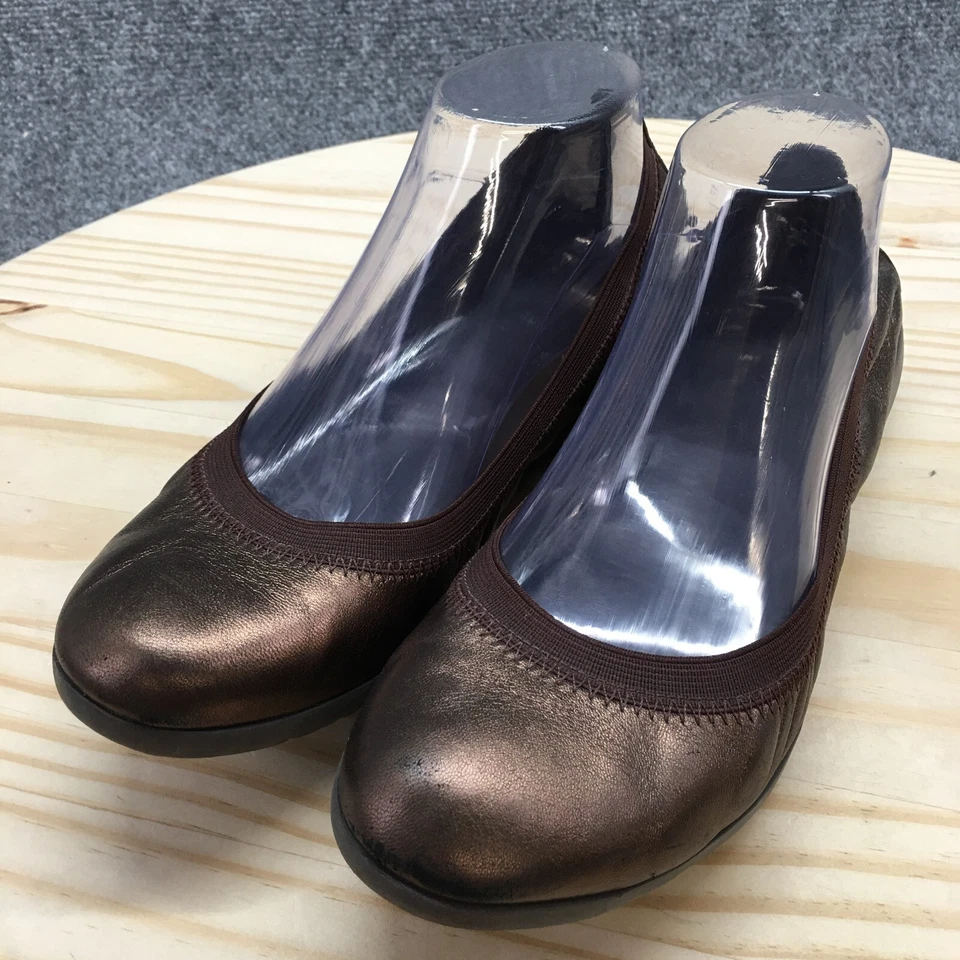 Cole Haan Zapatos Mujer 8.5 B Gilmore Ballet Pisos Marrón Sin Cordones Informales D40965 Foto 3 de 4