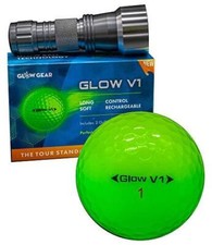 GlowV2 Night Golf Balls 12-Pack - Best Hitting Ultra Bright Glow Golf Ball -