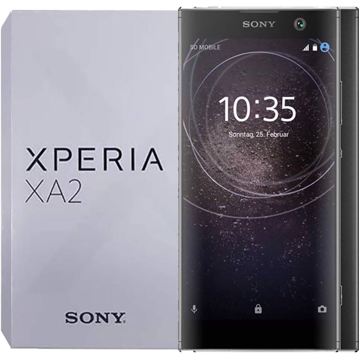 Sony Xperia XA2 4G/LTE Black 32GB + 3GB Dual-Sim Factory Unlocked