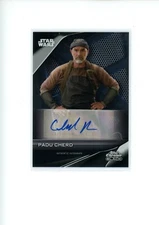 2023 Topps Chrome Black Star Wars Chad Parker as Padu Cherd #A-CP Auto C