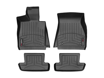 WeatherTech FloorLiner for 2019-2019 BMW 840i - 1st & 2nd Row, Black