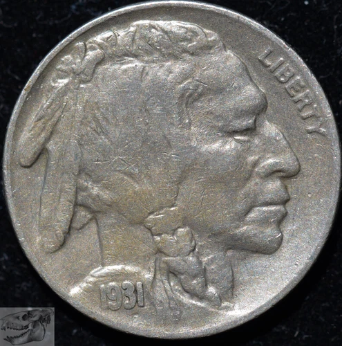 1931 S Buffalo Nickel, Very Fine+ Condition, Free Ship, Buy 4 Get $5 Off, C5284