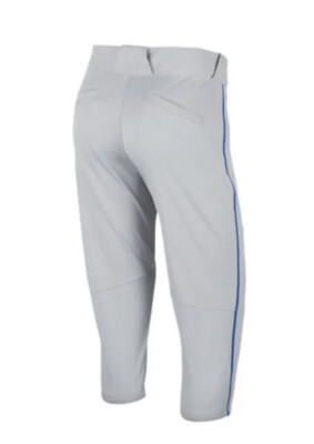 Nike Baseball Pants Mens Small Gray Blue Vapor Select High Pants