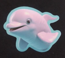Dolphin Cute Baby Animal Sticker 1.75" x 2.18" (V)