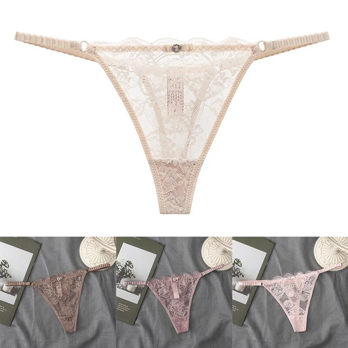 Women Lace Panties Briefs Underwear Lingerie Knickers Thongs G-String Sexy" - Picture 1 of 41