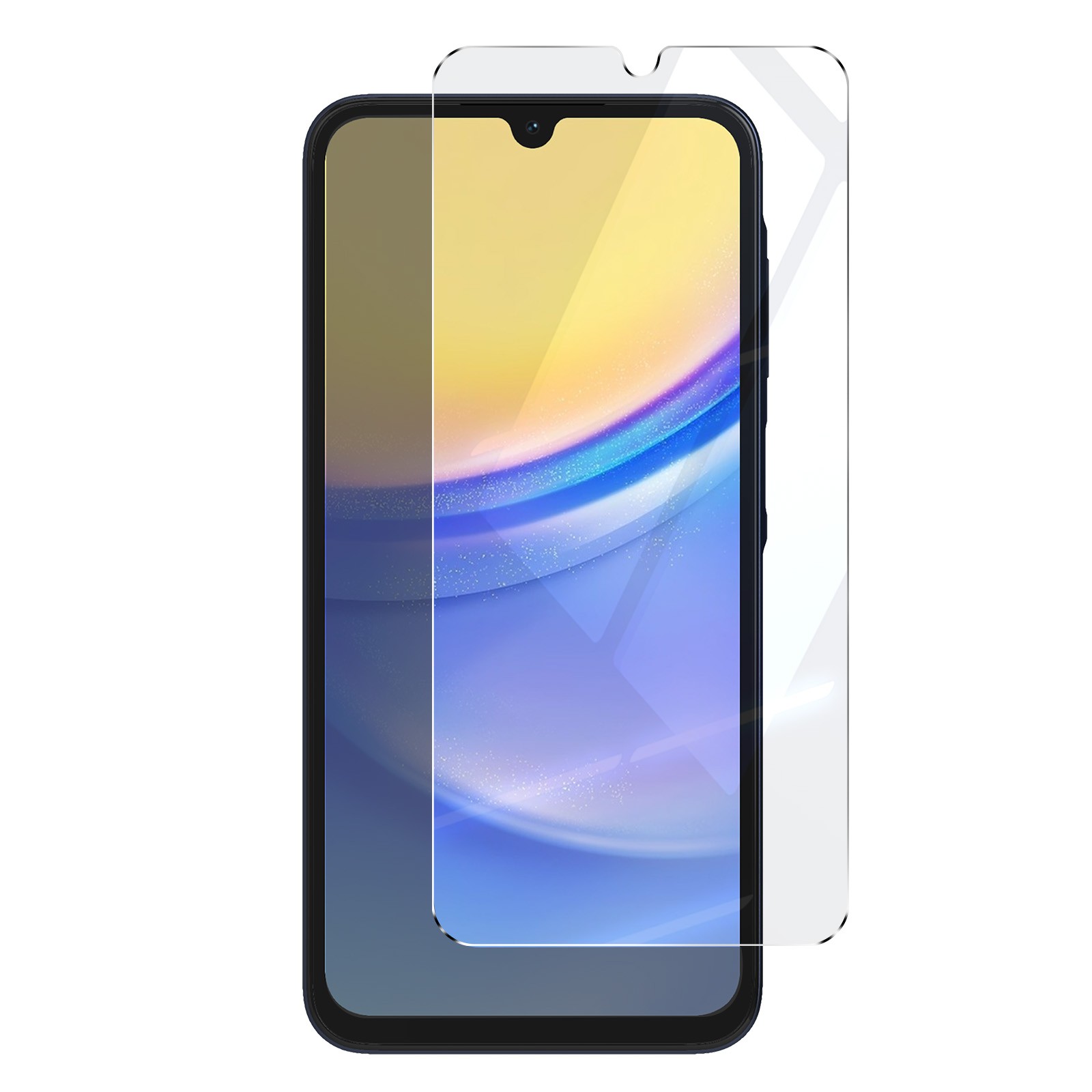 Film verre trempé pour Galaxy A15 protection écran antichoc dureté 9H