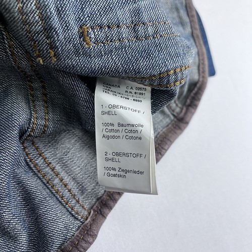 Escada Sport Women’s Size 36 / XS Casual Stretch Brown / Blue Jean Denim Jacket - Bild 4 von 7