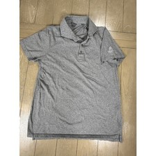 G/FORE Polo Shirt Mens Medium Gray Riviera Country Club Cotton Short Sleeve