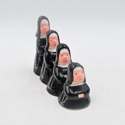 Department 56 Singing Nuns Snow Village Collection Vintage 1985