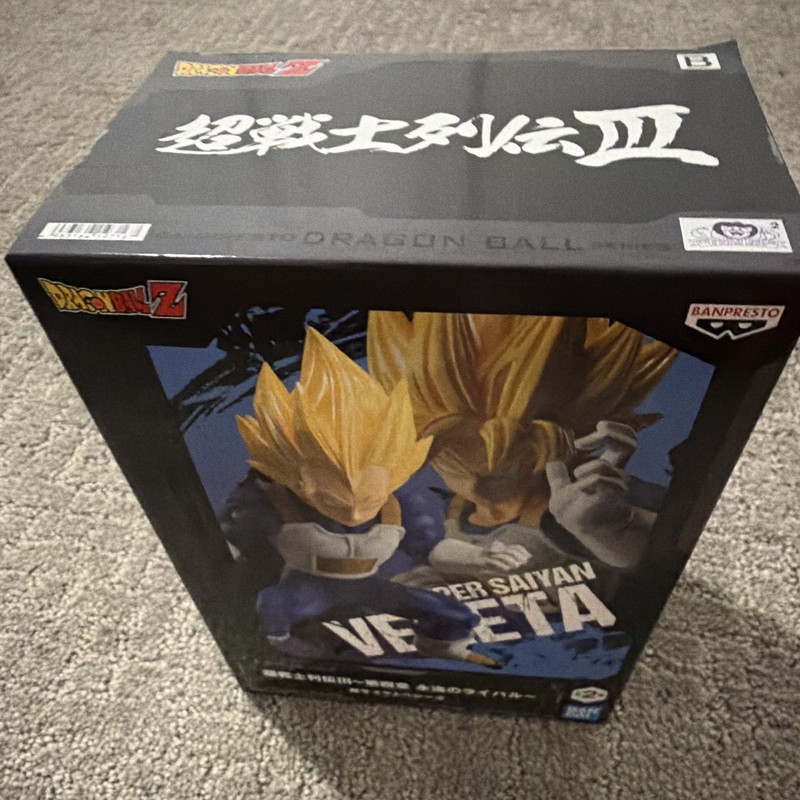Banpresto Dragon Ball Z Super Saiyan Vegeta Figure Anime & Manga Theme Boxed