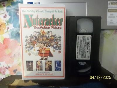 NUTCRACKER~THE MOTION PICTURE~1992 VG/C CLAM SHELL CASE VHS~MAURICE SENDAK