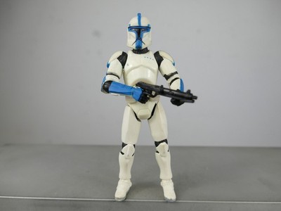 T3951 STAR WARS OTC CLONE TROOPER BLUE BLAU TROOP BUILDER TRILOGY 100% COMPLETE