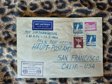 Lufthansa Er&ouml;ffnungsflug LH 450 &ndash; 13.5.1960 &ndash; Frankfurt&ndash;San Francisco &ndash; Luftpost