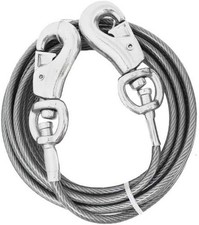 Heavy Duty Dog Tie Out Cable 20 Foot