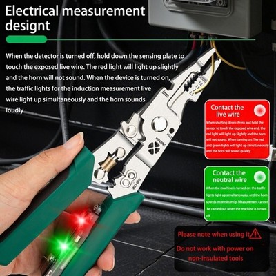 8.5inch Multifunctional Electrician Wire Stripper Crimper Tool Wire Stripper
