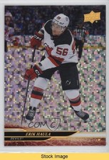 2024-25 Upper Deck Series 2 Rainbow Speckled Foil Erik Haula #352 READ 0nr3
