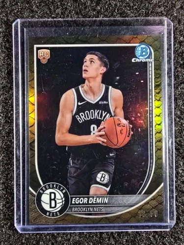 2025-26 Bowman - Chrome Egor Demin #BCV-8 Gold Reptilian Refractor /50 (RC)