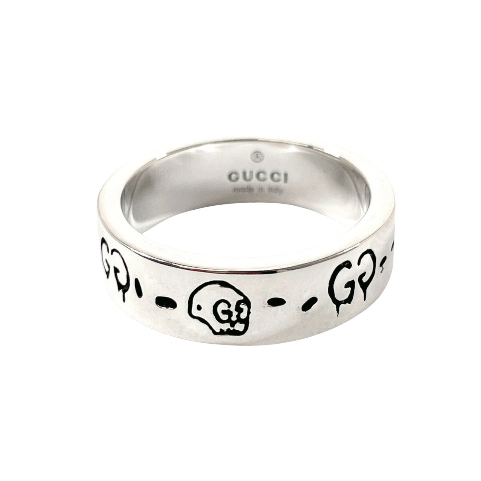 Bague Gucci argent bijou authentique