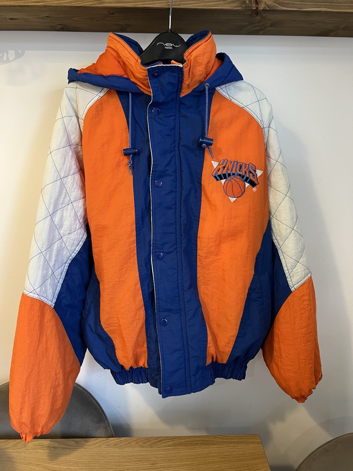 Chaqueta Bomber New York Knicks NBA Vintage Starter Años 90 Estilo Universitario Talla Mediana