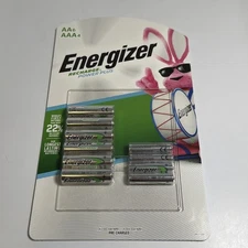 NEW Energizer Recharge Power Plus AA (6) & AAA (4) Batteries SEALED Rechargeable