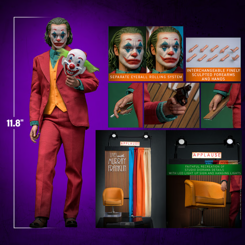 Dc Batman Joaquin Phoenix The Joker 1/6 Action Figure Hot Toys