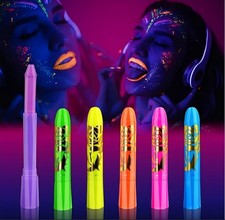 6 Pcs Glow in The Light Body Face Paint, Painting Kit, 6pack, Multicolor