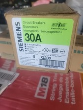 New Lot of 6 ITE Siemens QP Q230 2 Pole 30 Amp 120/240v Circuit Breaker NNB