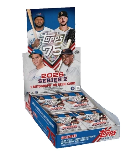 2026 Topps Series 2 Baseball Factory Sealed Hobby Box - 75th Anniversary PRESALE