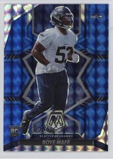 2022 Panini Mosaic Rookies Blue Mosaic Prizm 25/99 Boye Mafe #385 rs2