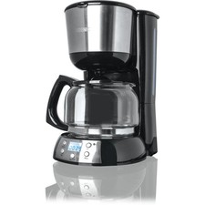 KOENIC KCM 101024 Kaffeemaschine (10 Tassen) Edelstahl/Schwarz