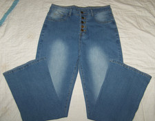 Women's Button Fly Jeans - S